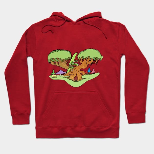 Insect tree Hoodie by Toonacarbra Studio